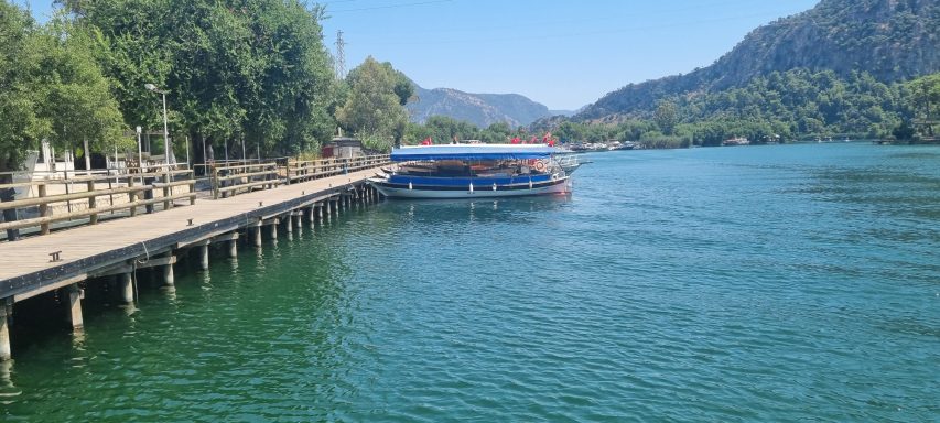 Bootsanleger Dalyan Anlegesteg für Boote, Dalyan